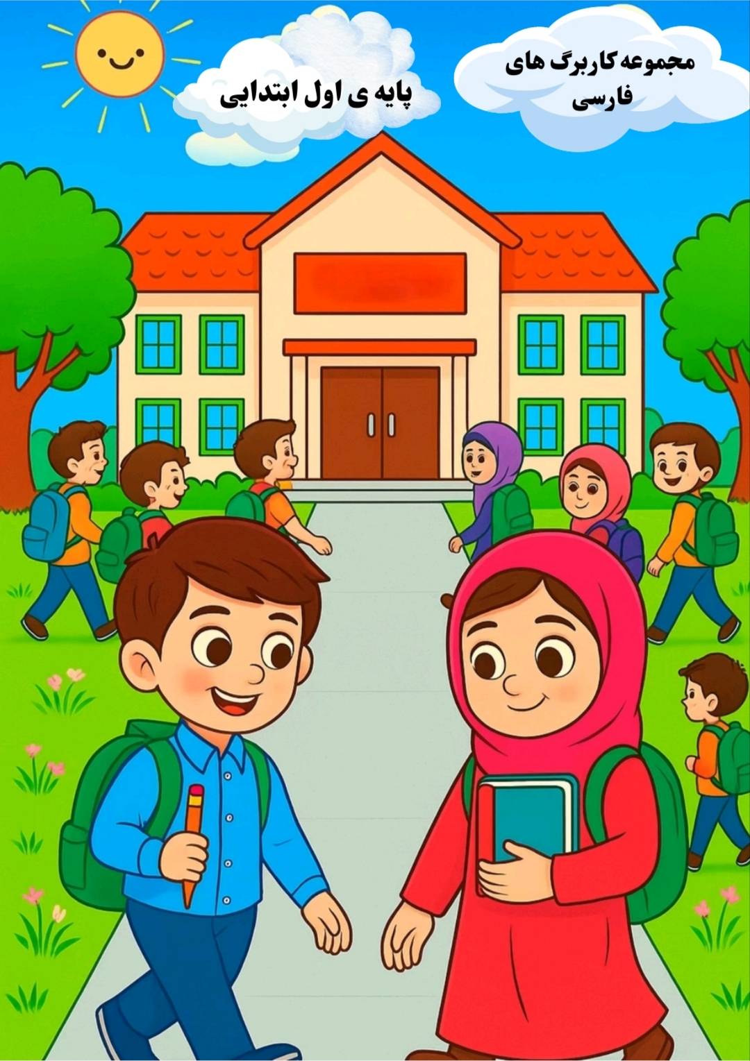 مجموعه کاربرگ های فارسی پایه اول ابتدایی اموزشی و تمرینی PDF