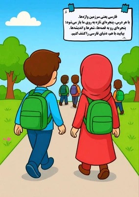 مجموعه کاربرگ های فارسی پایه اول ابتدایی اموزشی و تمرینی PDF