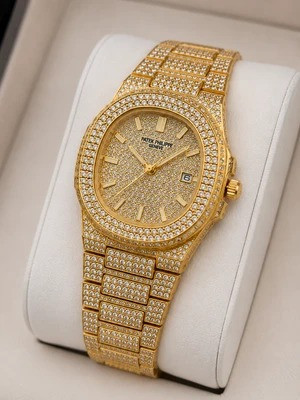 ساعت مچی نگین دار مردانه و زنانه Patek Philippe - قسطی