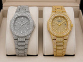 ساعت مچی نگین دار مردانه و زنانه Patek Philippe - قسطی