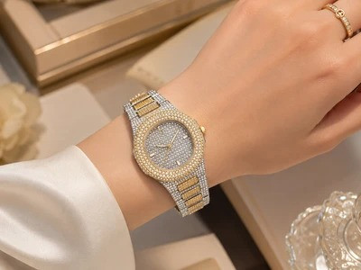 ساعت مچی نگین دار مردانه و زنانه Patek Philippe - قسطی