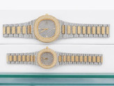 ساعت مچی نگین دار مردانه و زنانه Patek Philippe - قسطی