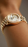 ساعت مچی طلایی مردانه و زنانه Rolex Datejust -قسطی