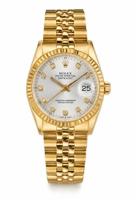 ساعت مچی طلایی مردانه و زنانه Rolex Datejust -قسطی