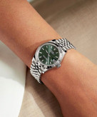 ساعت مچی مردانه و زنانه Rolex Datejust سبز