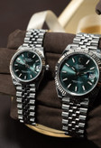 ساعت مچی مردانه و زنانه Rolex Datejust سبز