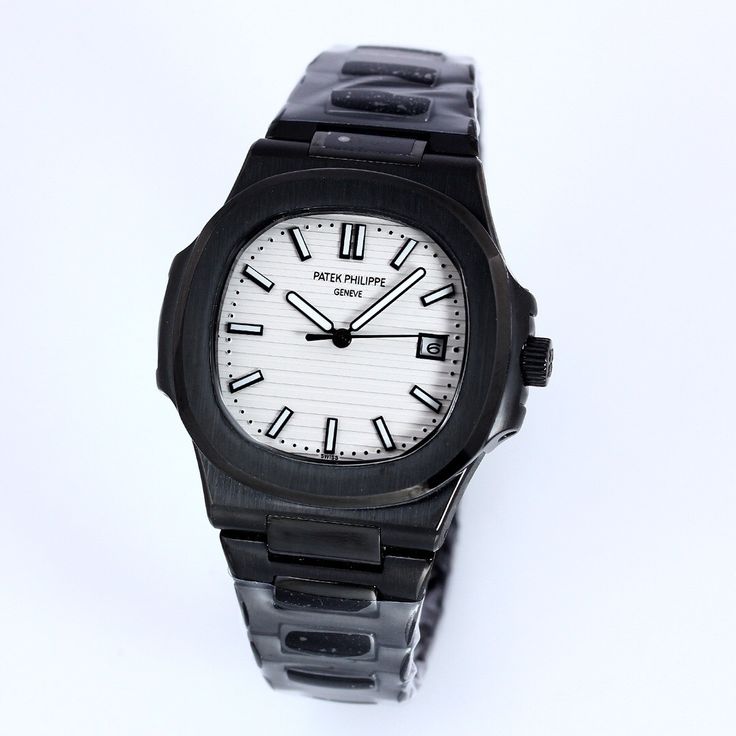 ساعت مچی Patek Philippe مردانه و زنانه صفحه سفید بند مشکی قسطی
