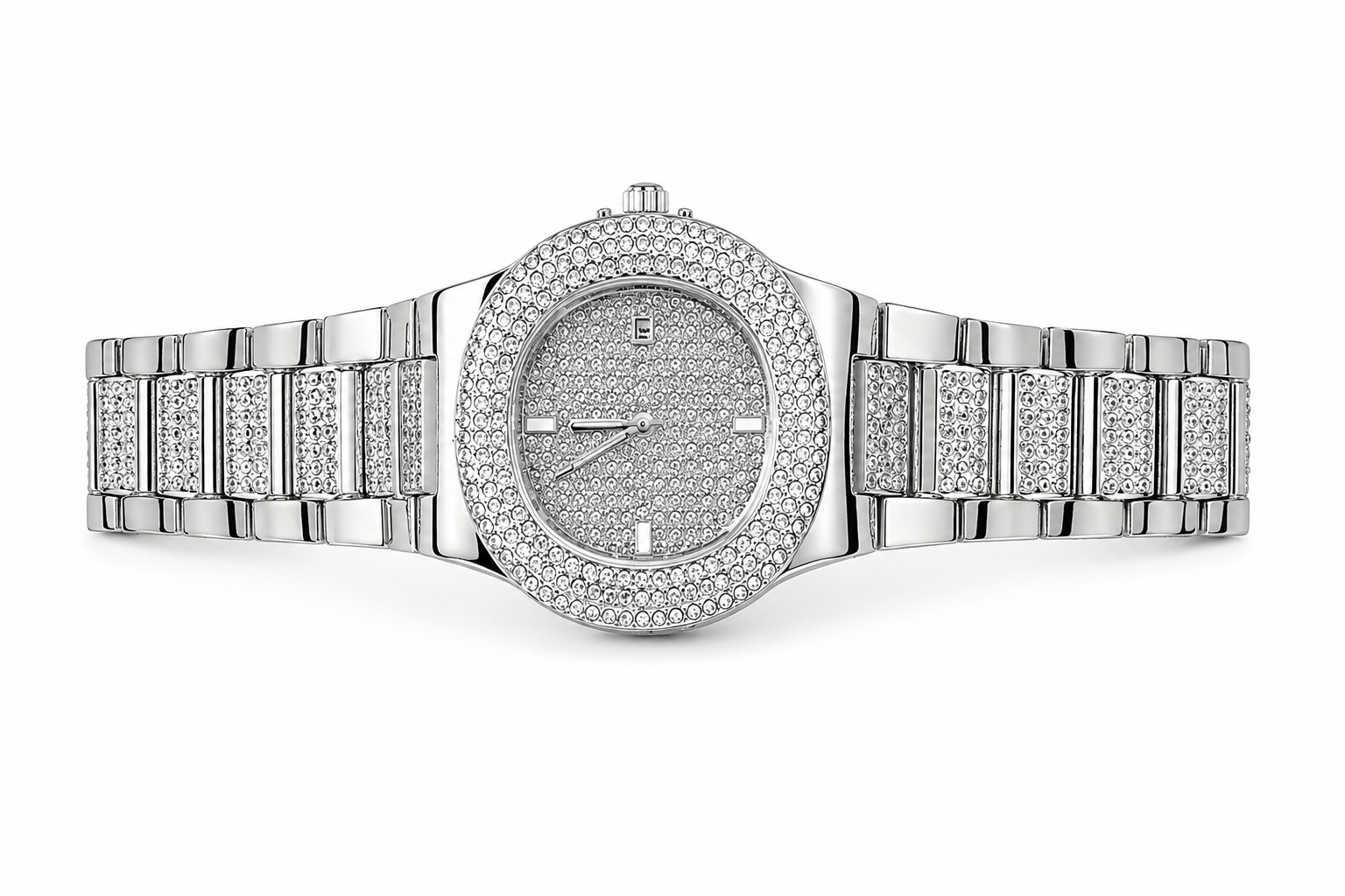 ساعت مچی نگین دار مردانه و زنانه Patek Philippe - قسطی