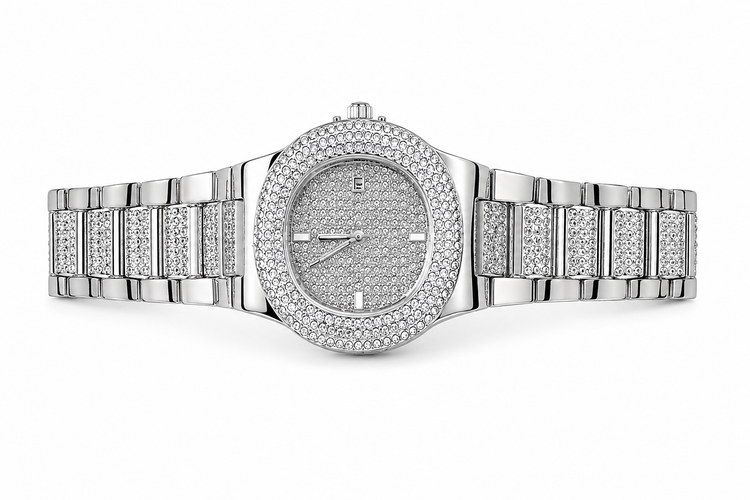 ساعت مچی نگین دار مردانه و زنانه Patek Philippe - قسطی