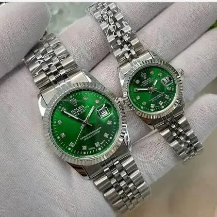 ساعت مچی مردانه و زنانه Rolex Datejust سبز